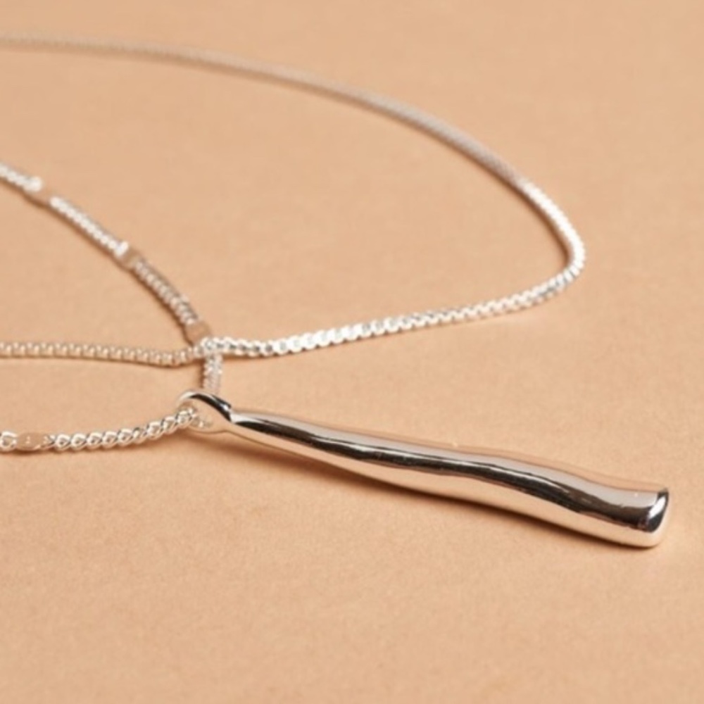 New in Dust Bag Jenny Bird LEANA sterling silver drop layered Necklace